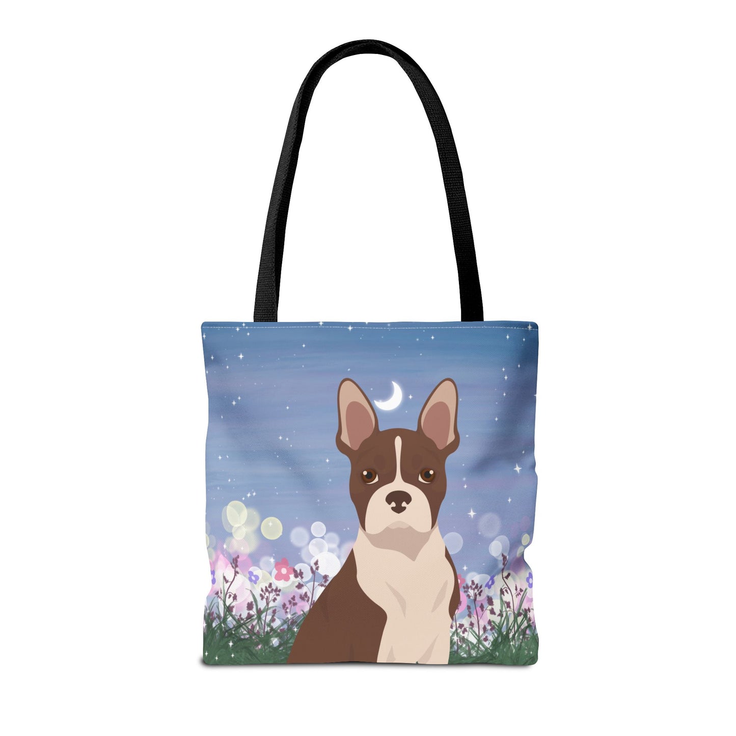 Boston Terrier Dog Tote Bag 16x16
