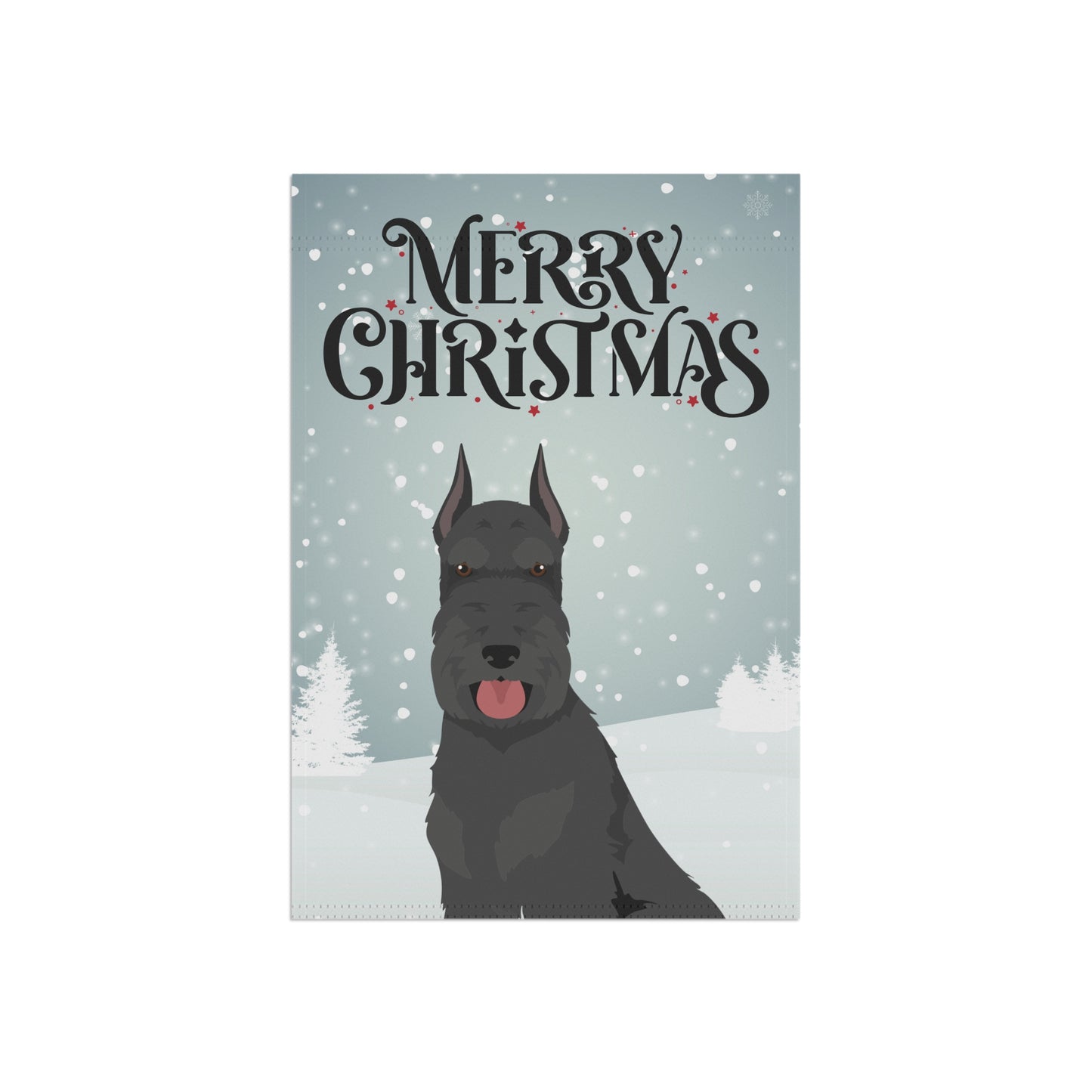 Schnauzer Dog Garden Flag