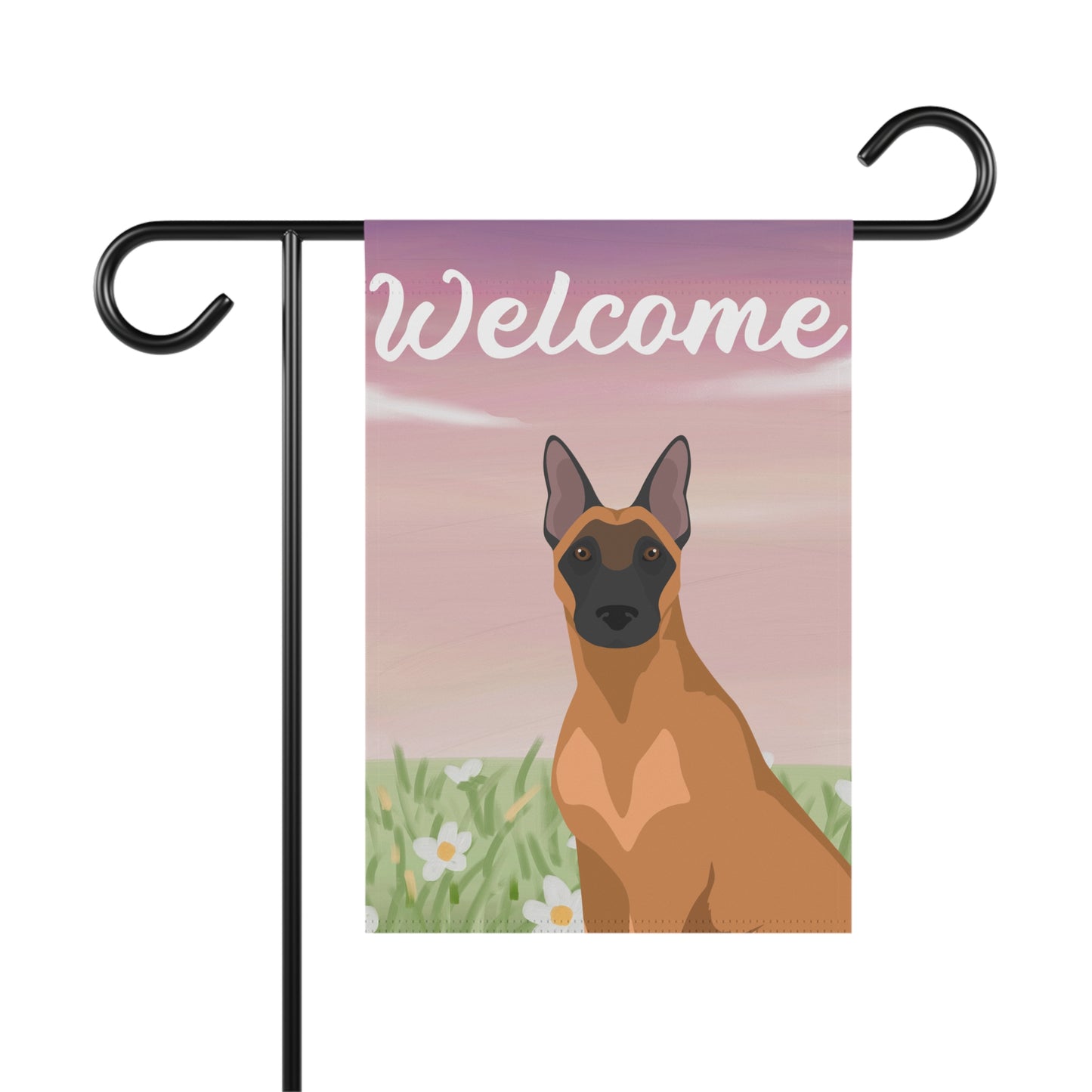 Belgian Malinois Dog Welcome Garden Flag
