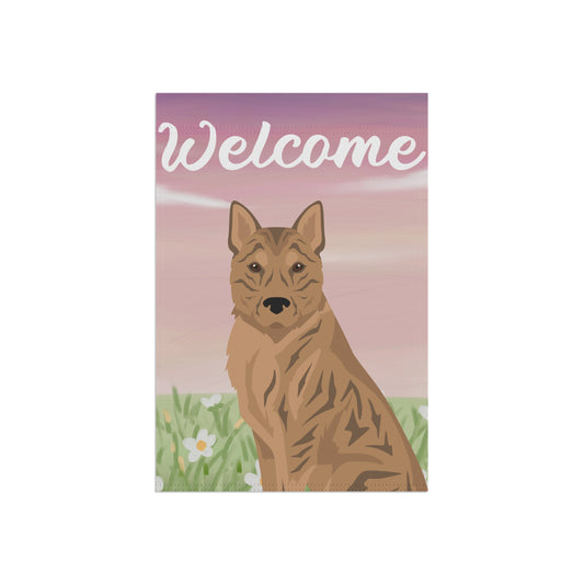 Korean Jindo Dog Welcome Garden Flag