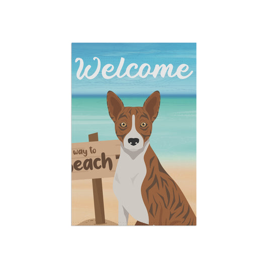 Basenji Dog Garden Flag