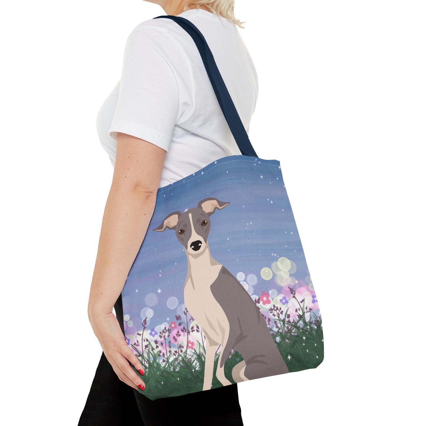 Italian Greyhound Dog Tote Bag 16x16