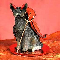 Auatralian Cattle Dog Devil Figurine
