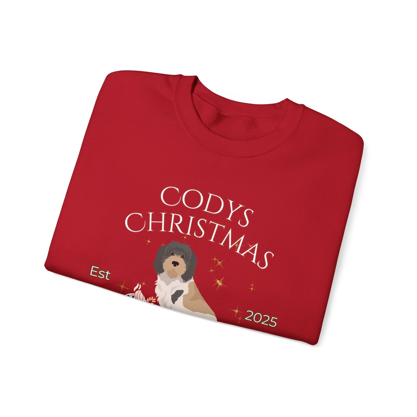 Grand Basset Griffon Vandeen Dog Christmas Social Club Unisex Heavy Blend Crewneck Sweatshirt Custom Name
