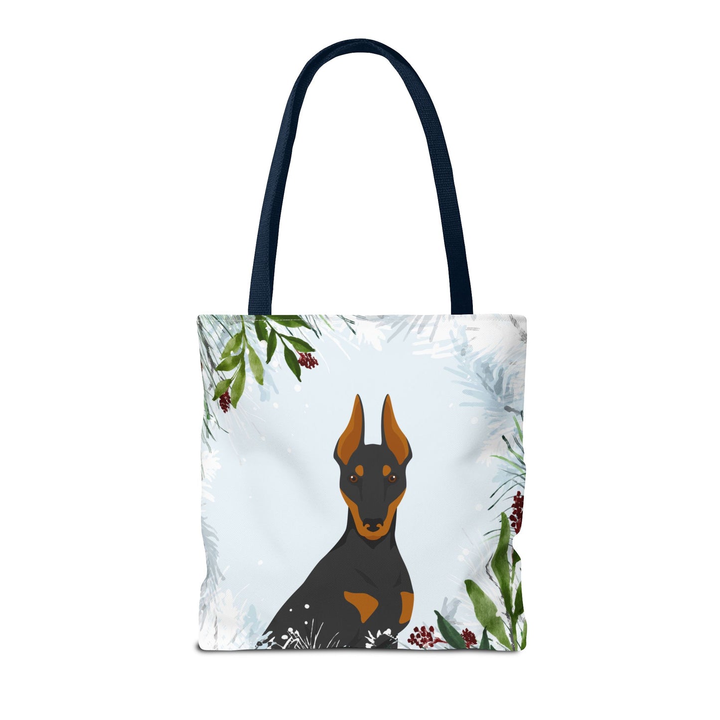 Manchester Terrier Dog Christmas Holiday Tote Bag 16x16