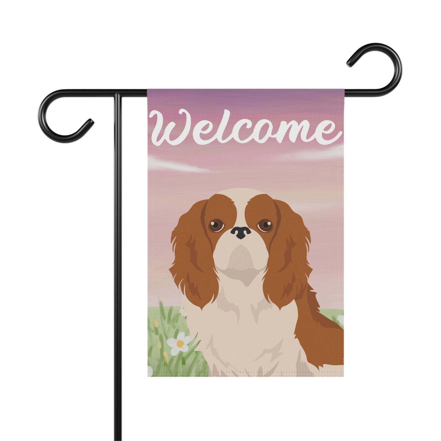 English Toy Dog Welcome Garden Flag