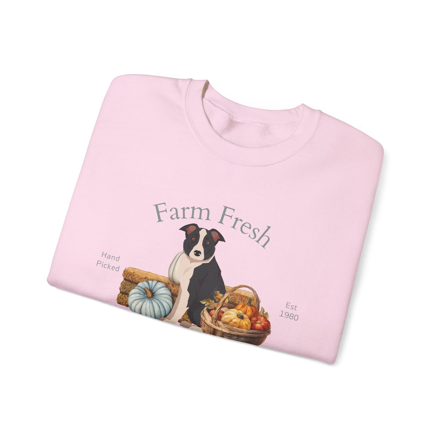 McNab Dog Fall Farm Fresh Unisex Heavy Blend Crewneck Sweatshirt