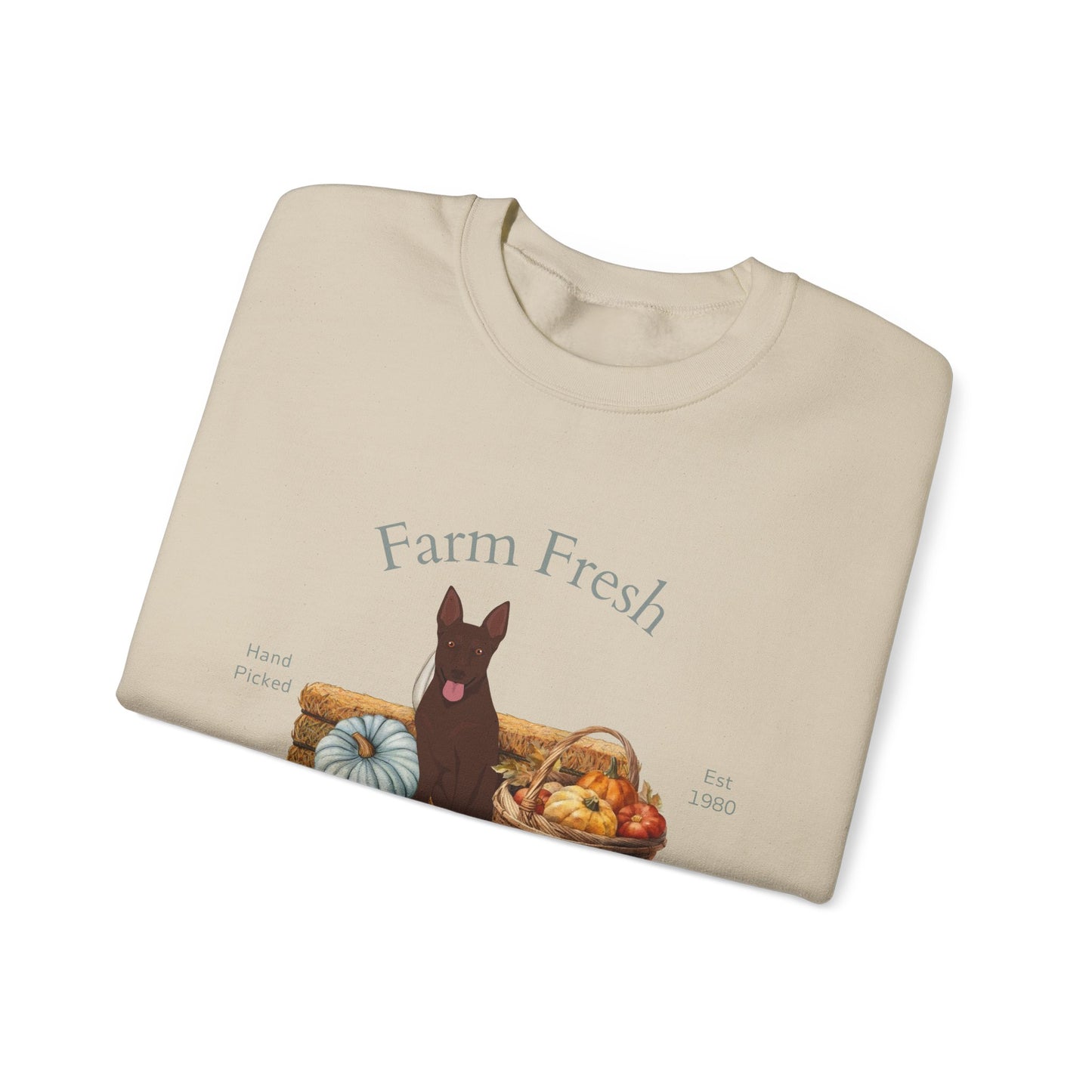 Australian Kelphie Dog Fall Farm Fresh Unisex Heavy Blend Crewneck Sweatshirt