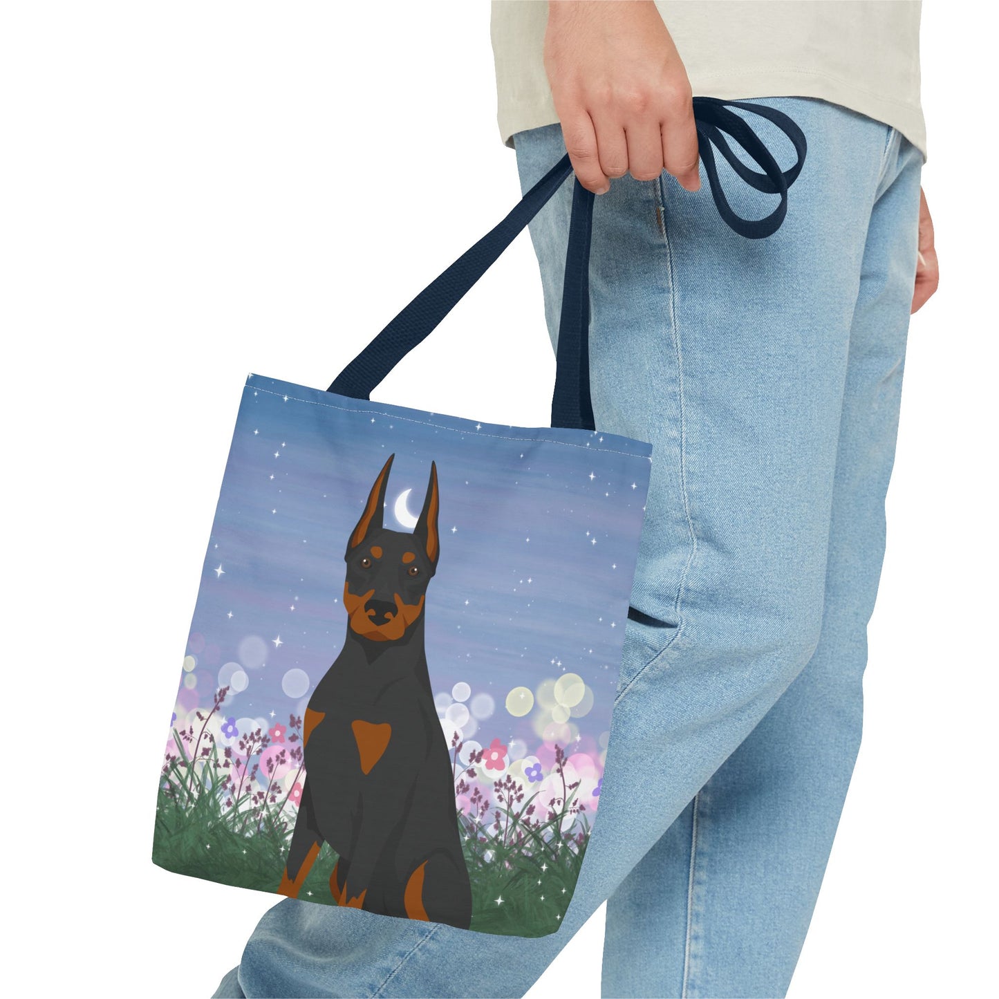 Dobermann Pinscher Dog Tote Bag 13x13