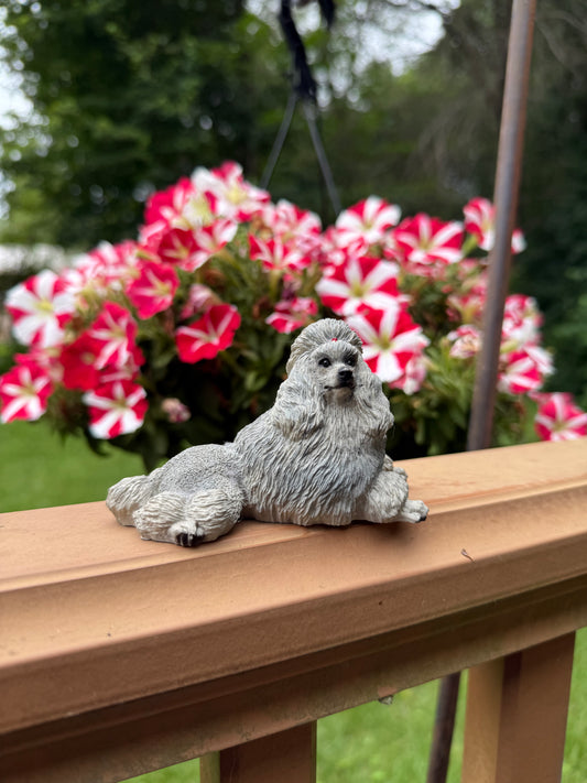 Poodle Dog Figurine