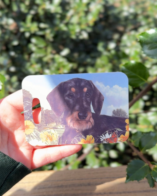 Dachshund Dog Luggage Tag