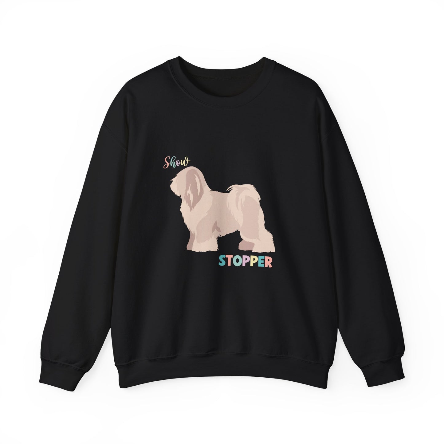Tibetan Terrier Dog Unisex Heavy Blend Crewneck Sweatshirt
