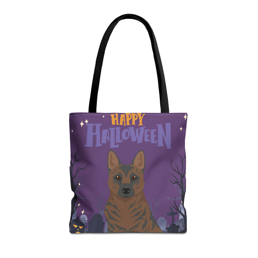 Kai Ken Dog Happy Halloween Tote Bag 16x16