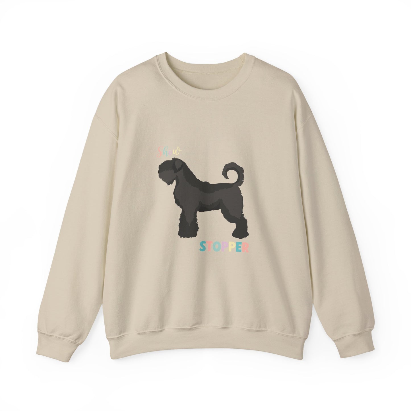 Black Russian Terrier Dog Unisex Heavy Blend Crewneck Sweatshirt