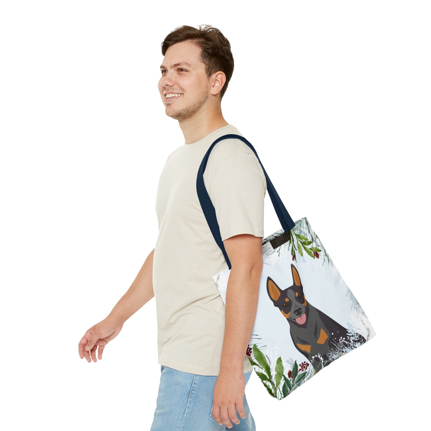 Australian Stumpy Tail Cattle Dog Dog Christmas Holiday Tote Bag 16x16