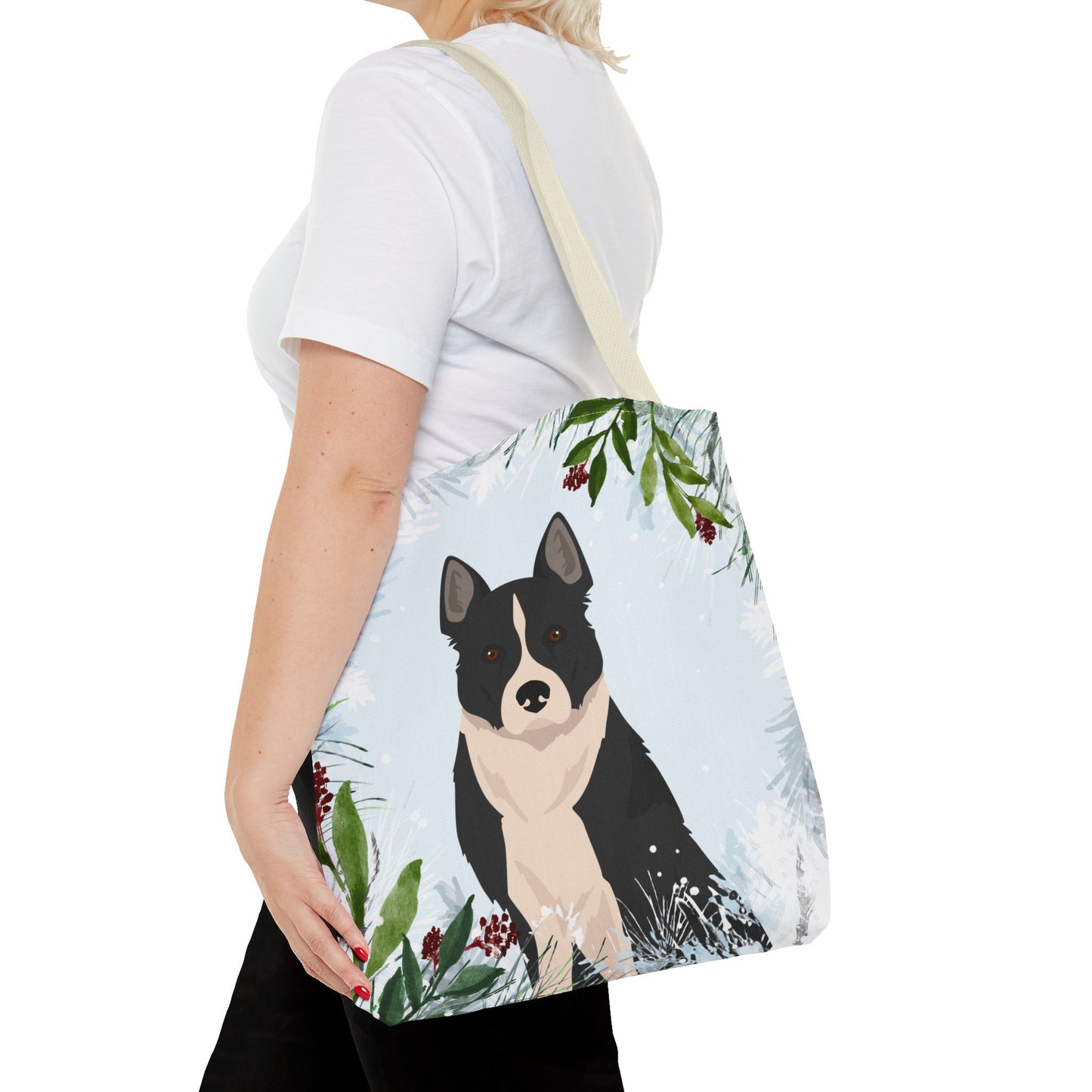 Karelian Bear Dog Dog Christmas Holiday Tote Bag 16x16