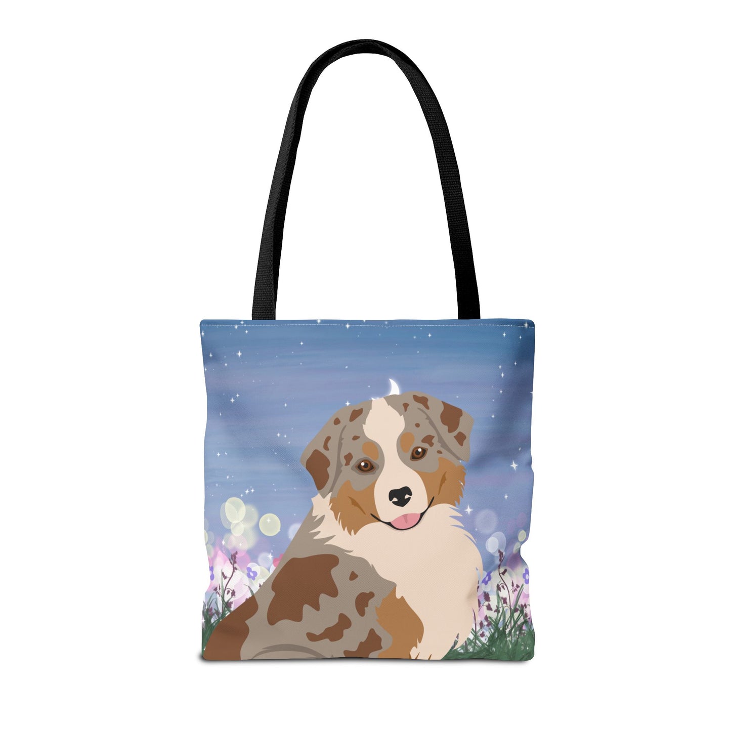 Miniature American Shepherd Dog Tote Bag 16x16