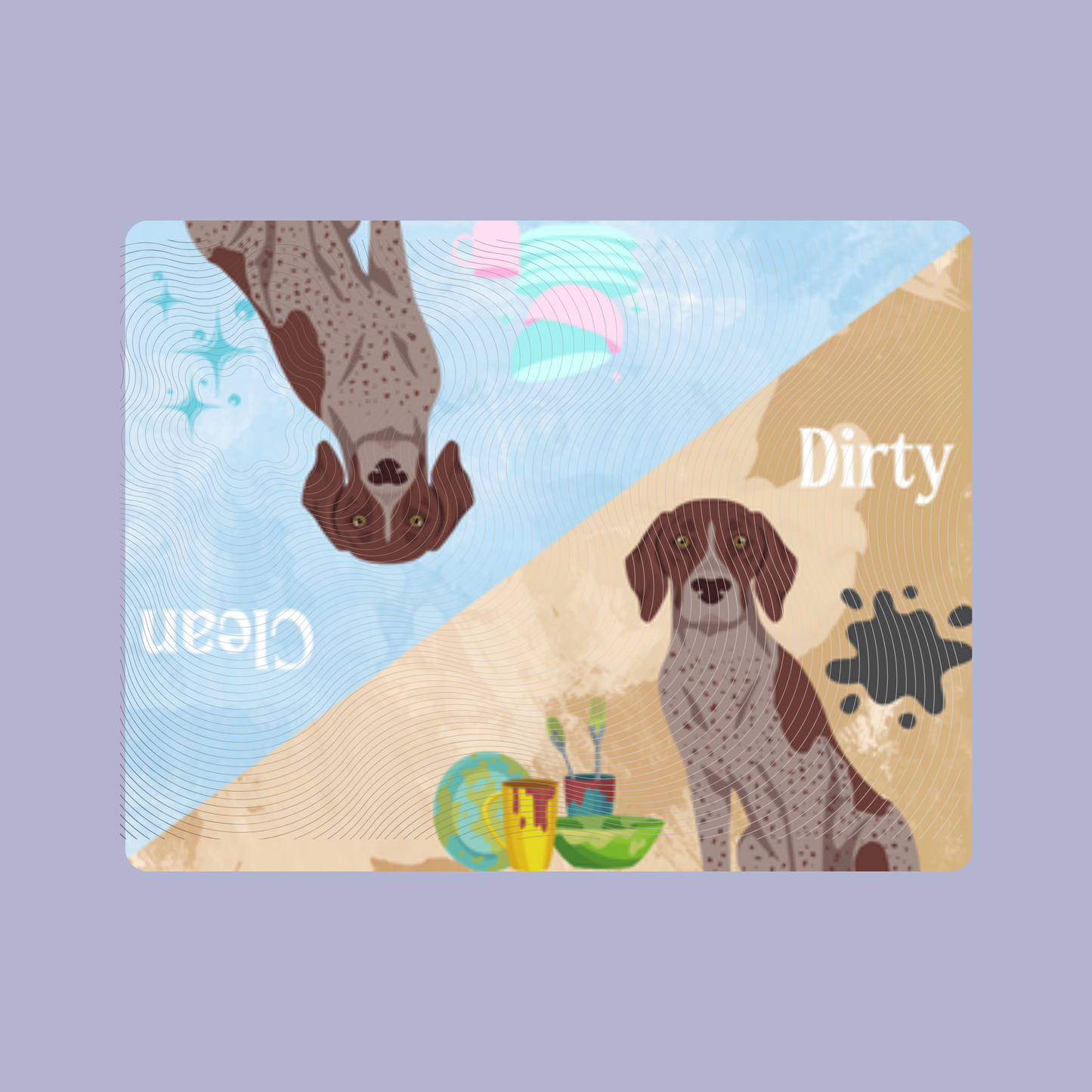 German Shorthaired Pointer Dog Clean & Dirty Fridge Magnet Set 3 Pack