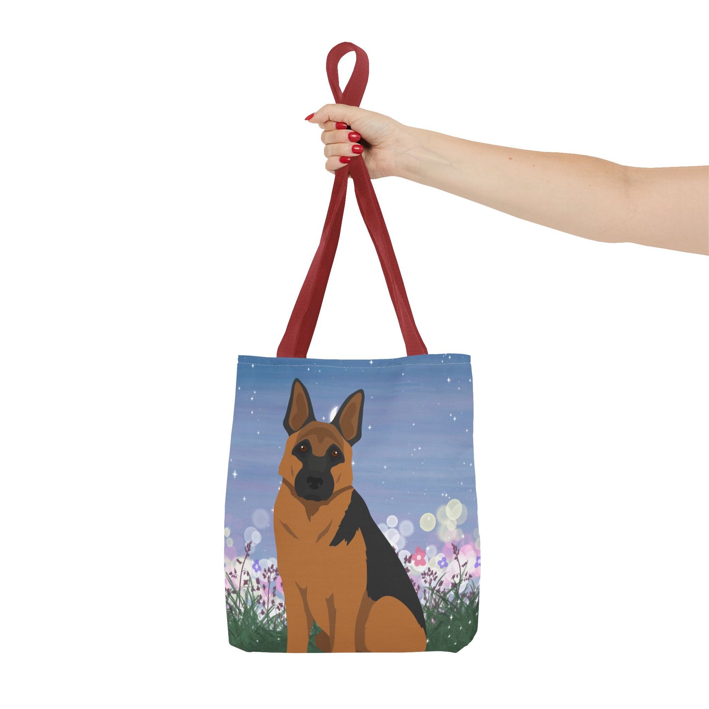 German Shepherd Dog Tote Bag 13x13