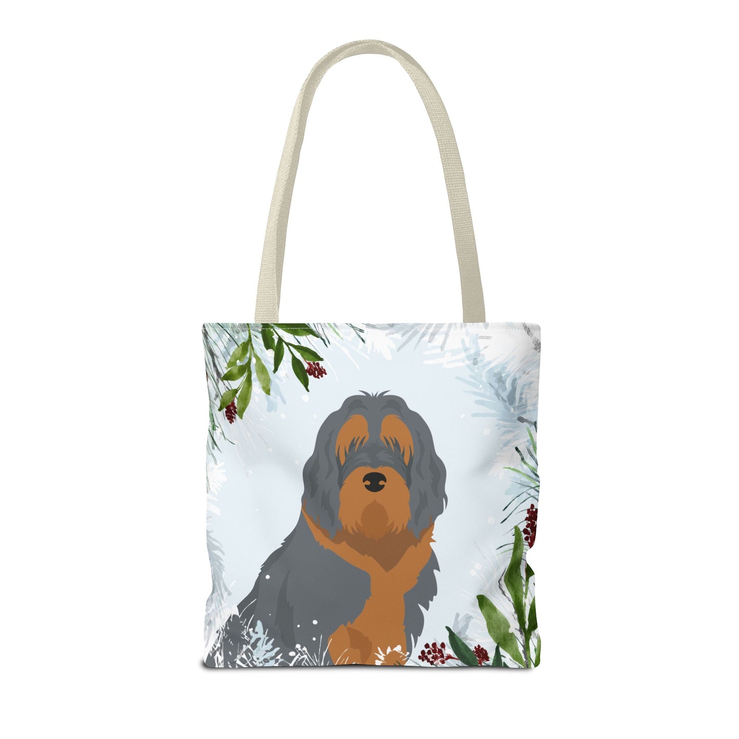 Otterhound Dog Christmas Holiday Tote Bag 16x16