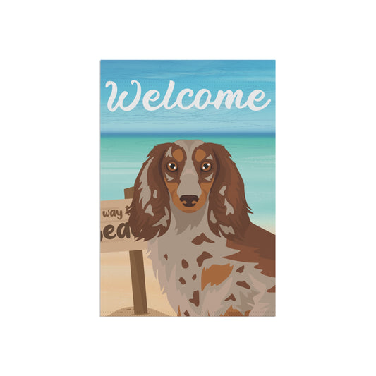 Dachshund Dog Garden Flag