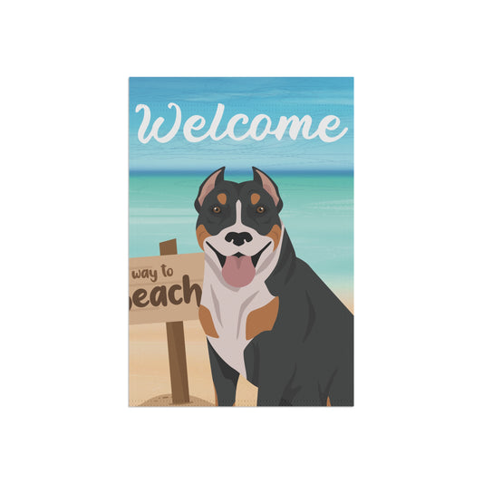 Pit Bull Dog Garden Flag