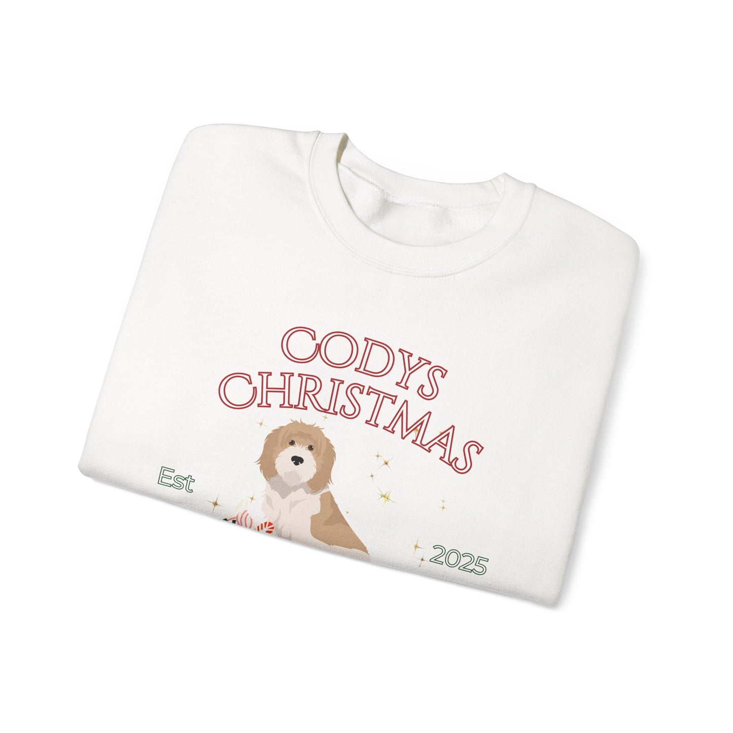 Grand Basset Griffon Vandeen Dog Christmas Social Club Unisex Heavy Blend Crewneck Sweatshirt Custom Name