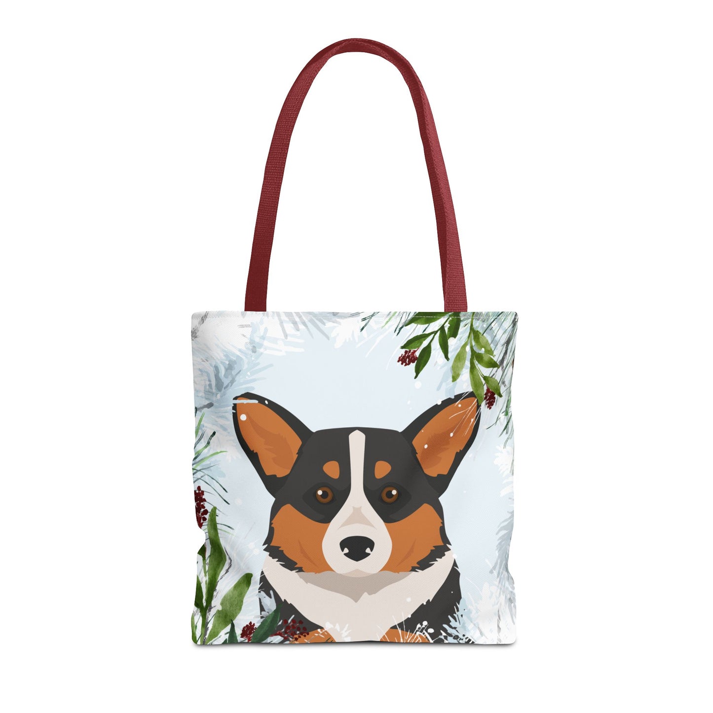 Pembroke Welsh Corgi Dog Christmas Holiday Tote Bag 16x16