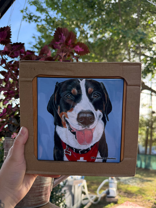 Greater Swiss Mountain Dog Trivet