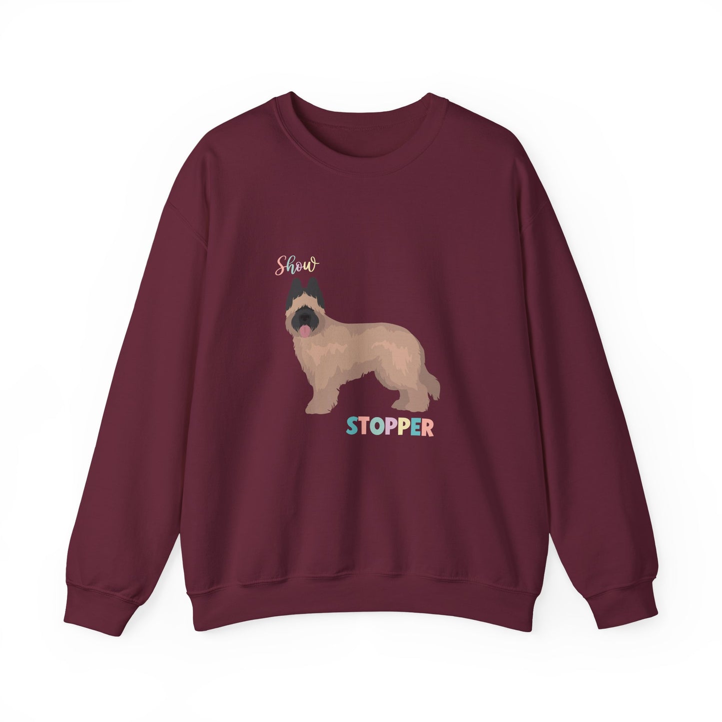 Briard Dog Unisex Heavy Blend Crewneck Sweatshirt