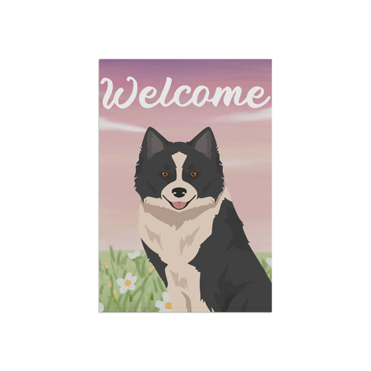 Nenets Herding Laika Dog Welcome Garden Flag