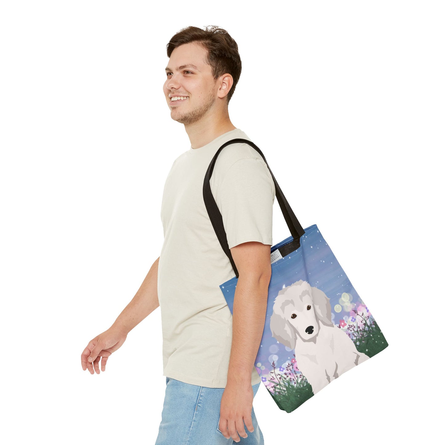 Poodle Dog Tote Bag 16x16