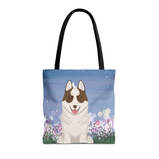 Siberian Husky Dog Tote Bag 16x16