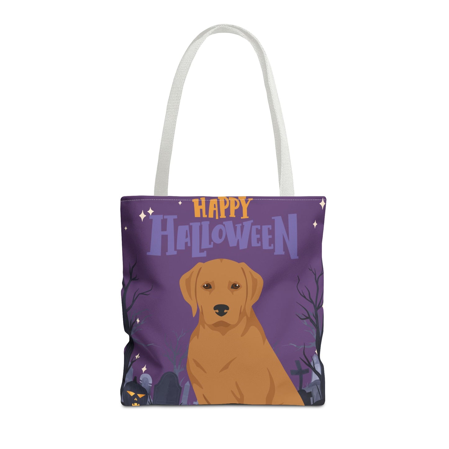 Labrador Retriever Dog Happy Halloween Tote Bag 16x16