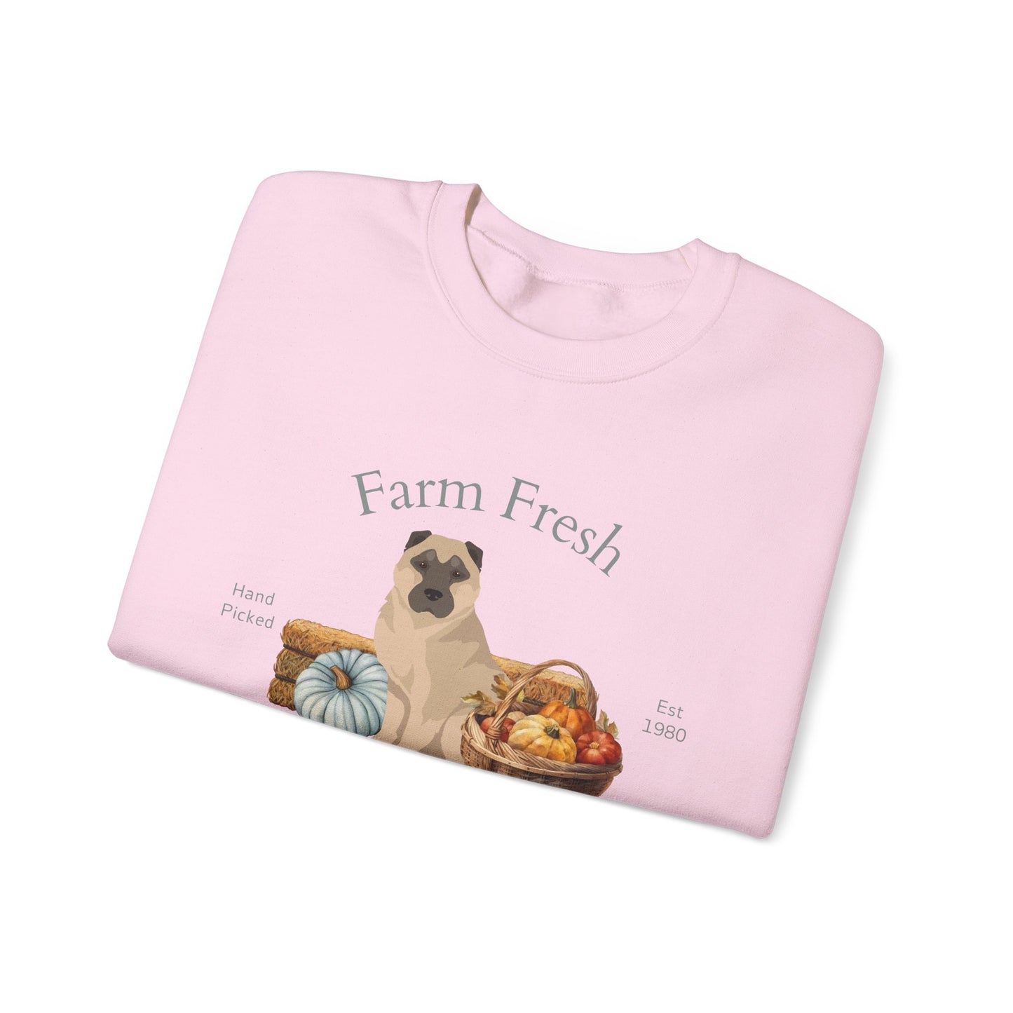 Armenian Gampr Dog Fall Farm Fresh Unisex Heavy Blend Crewneck Sweatshirt