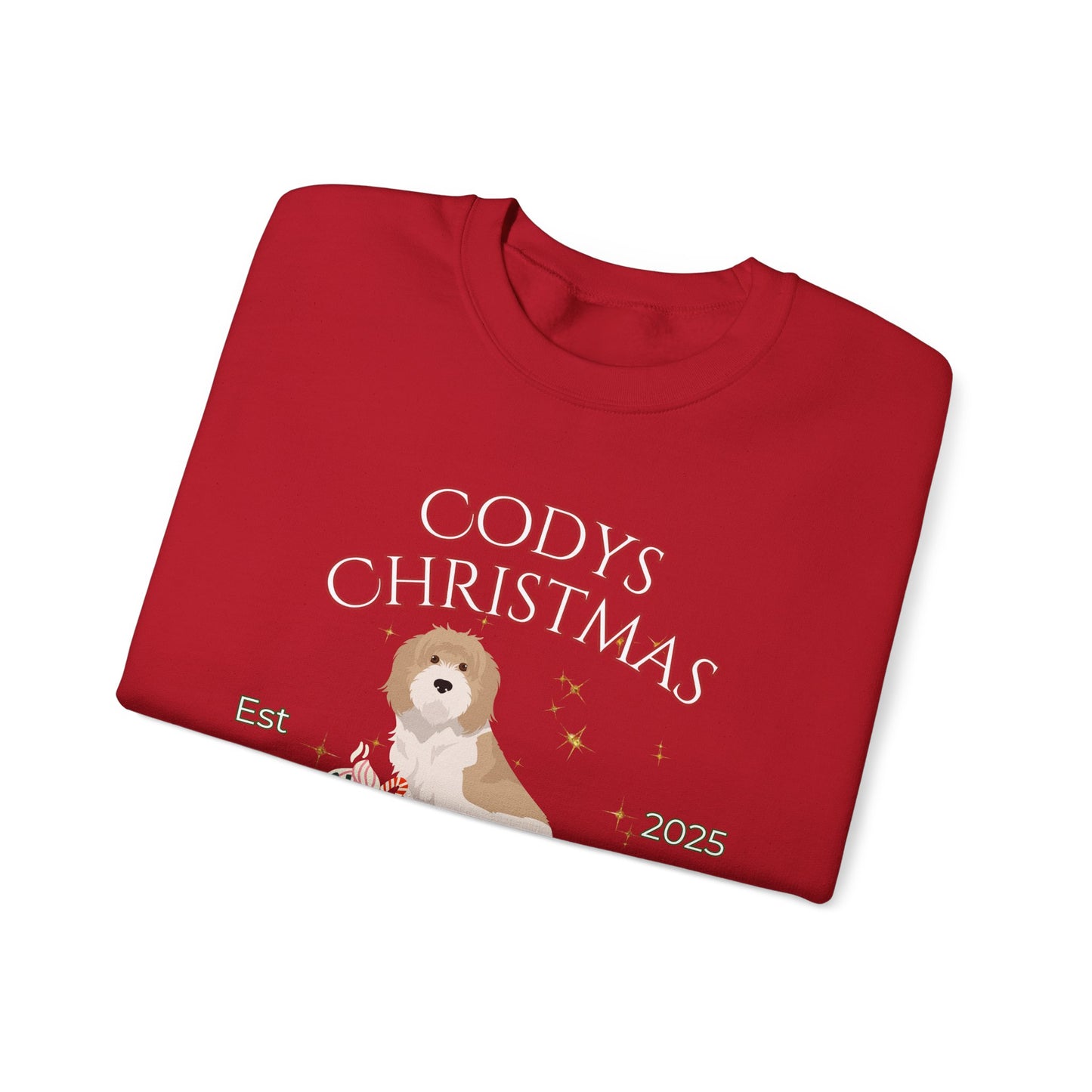 Grand Basset Griffon Vandeen Dog Christmas Social Club Unisex Heavy Blend Crewneck Sweatshirt Custom Name