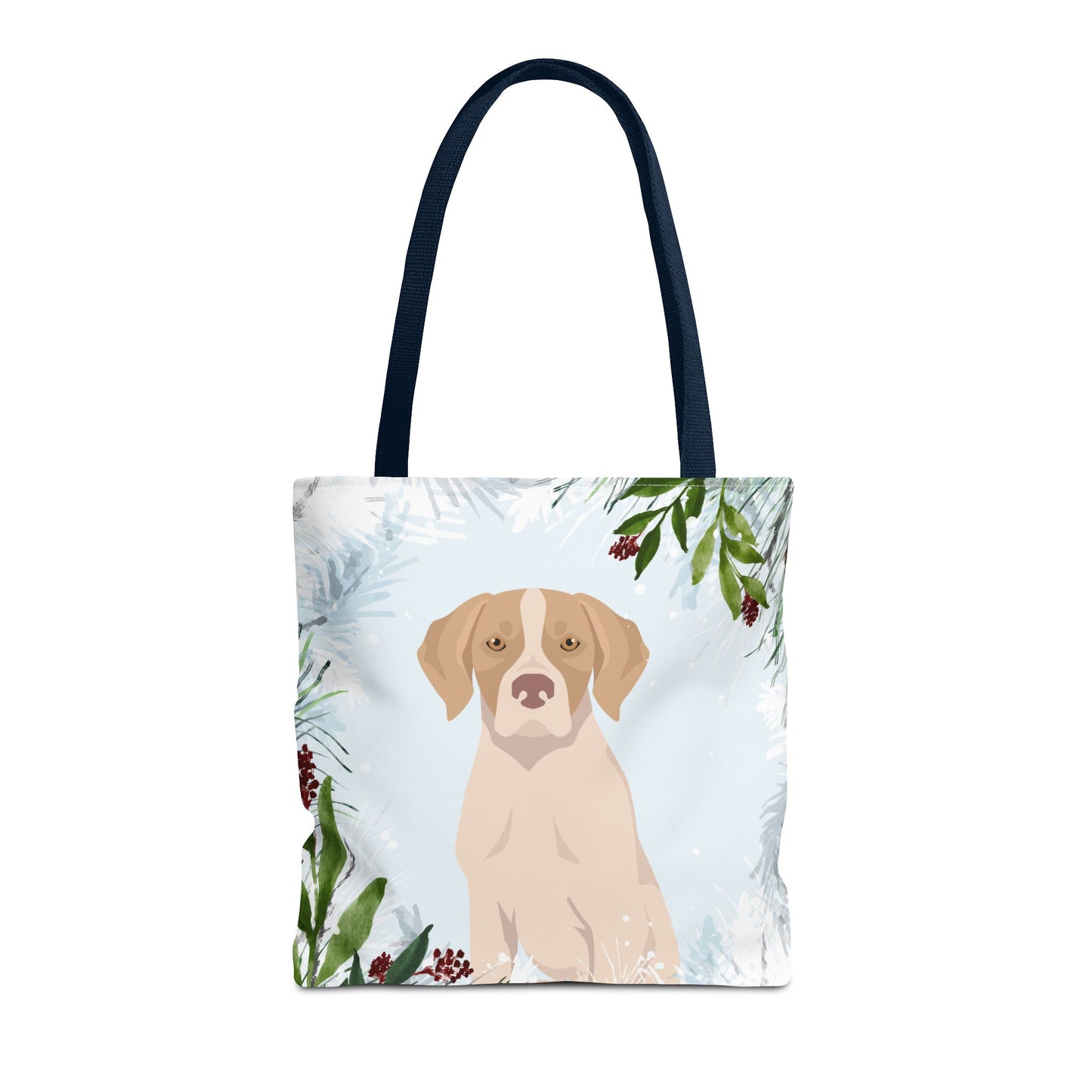 Pointer Dog Christmas Holiday Tote Bag 16x16