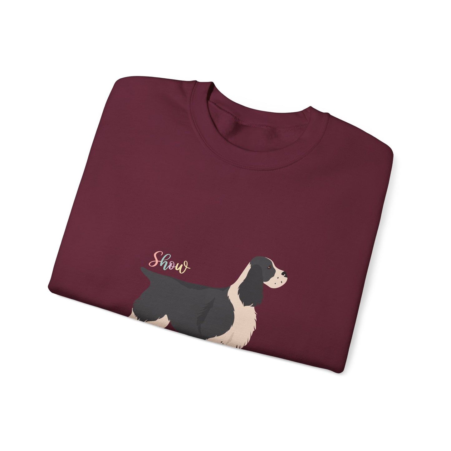 Springer Spaniel Dog Unisex Heavy Blend Crewneck Sweatshirt