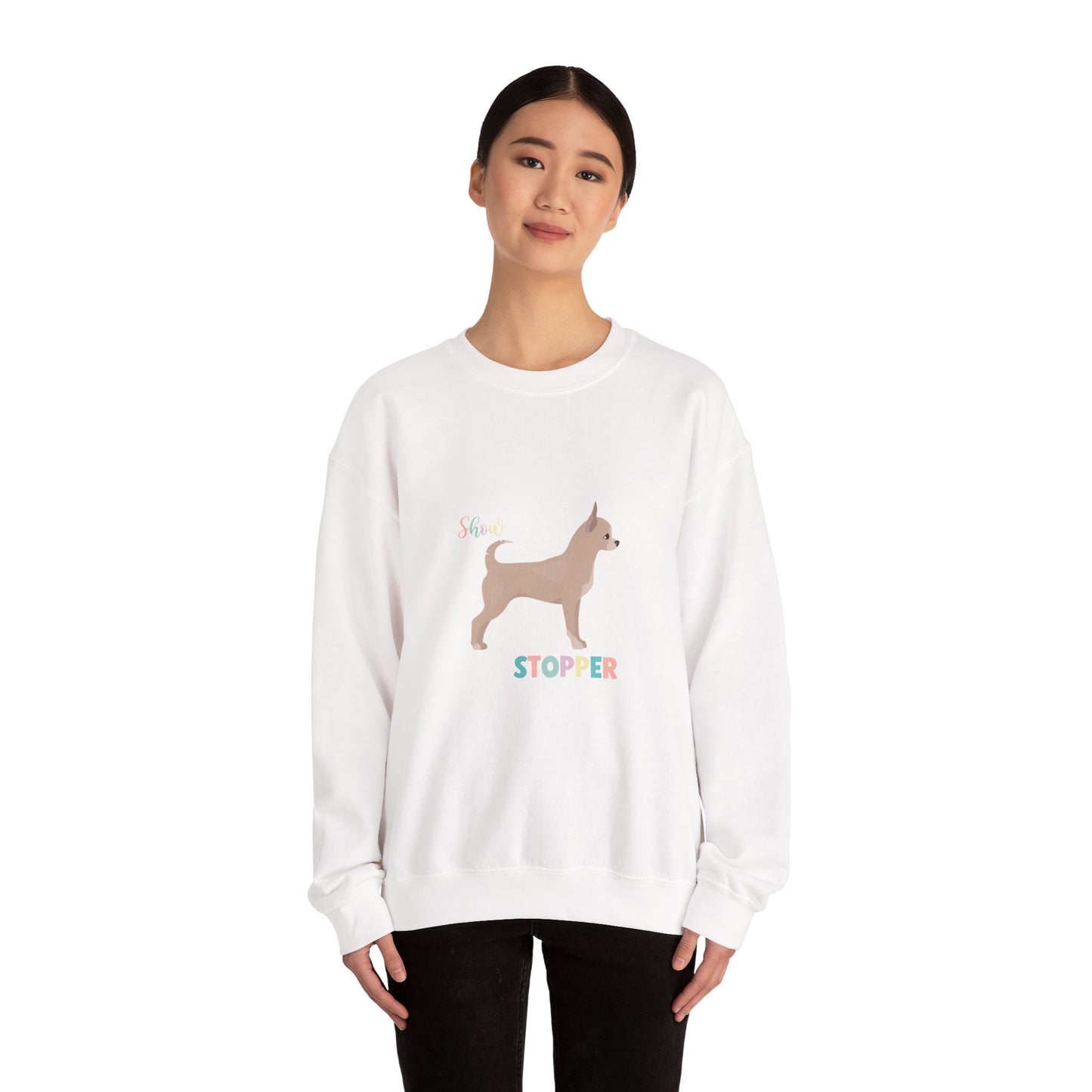 Chihuahua Dog Unisex Heavy Blend Crewneck Sweatshirt