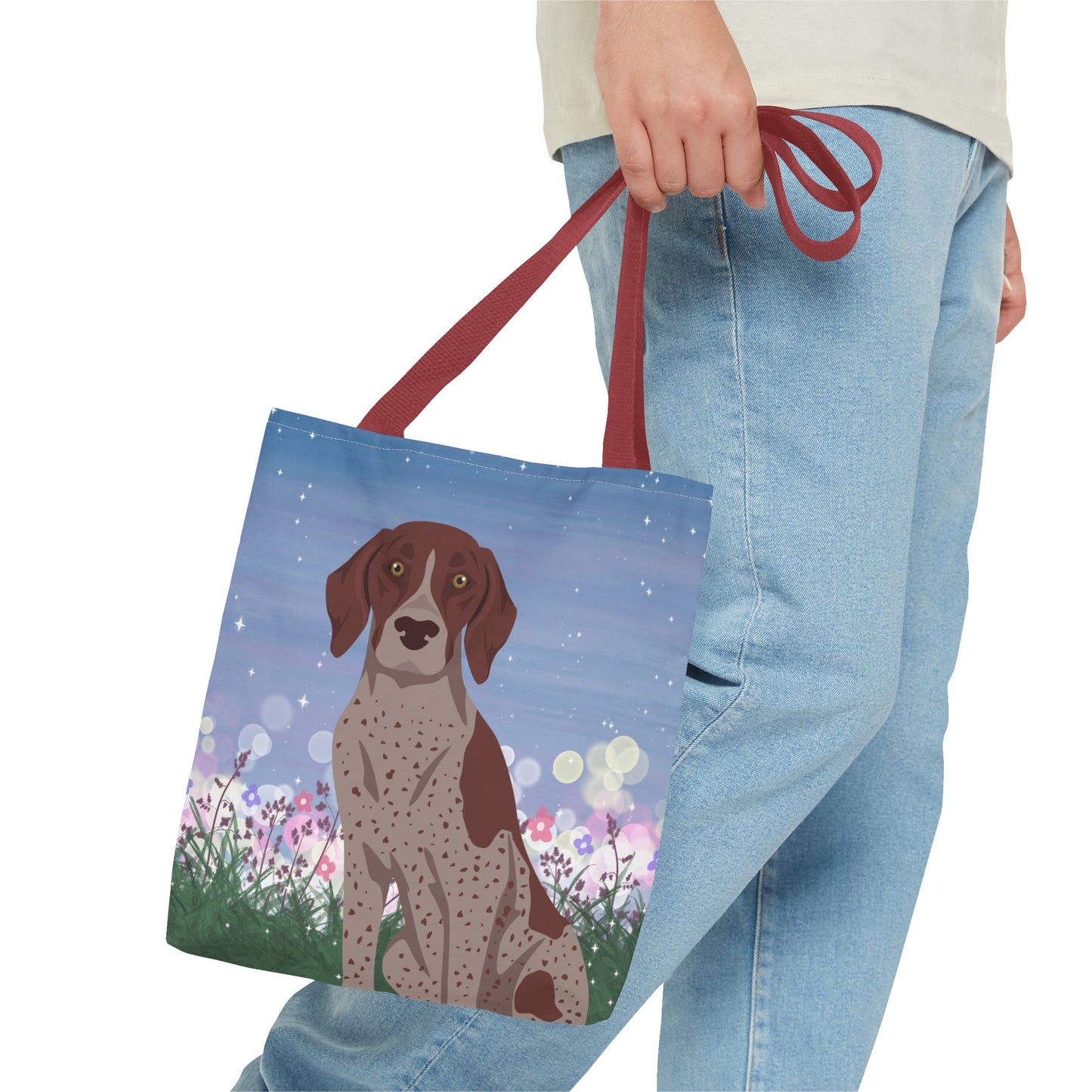 German Shorthaired Pointer Dog Tote Bag 13x13