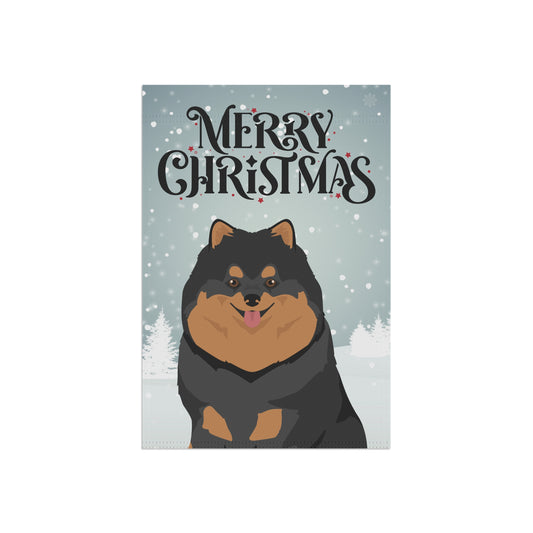 Pomeranian Dog Garden Flag