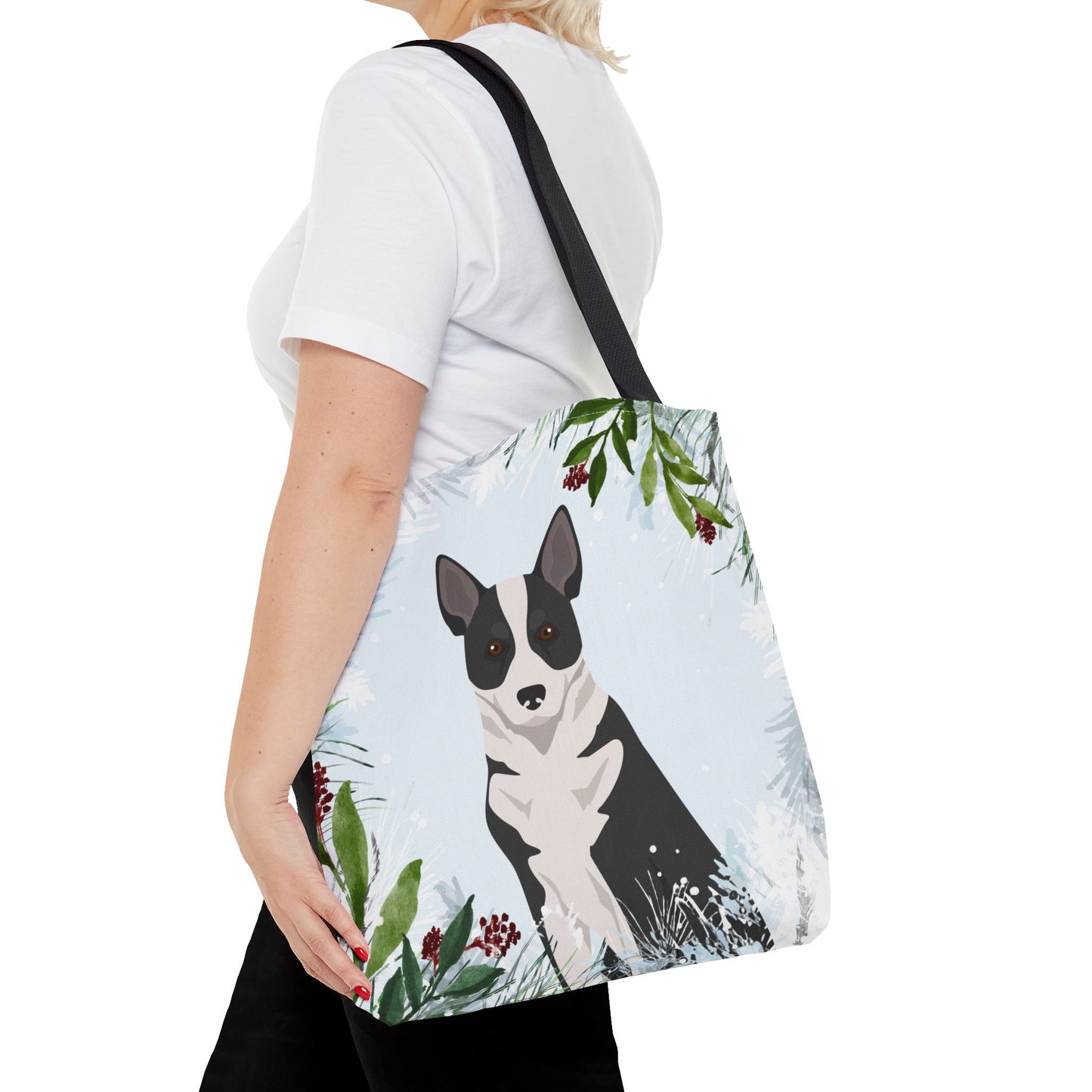 Canaan Dog Dog Christmas Holiday Tote Bag 16x16