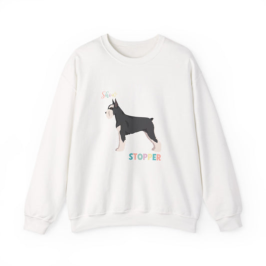 Schnauzer Dog Unisex Heavy Blend Crewneck Sweatshirt