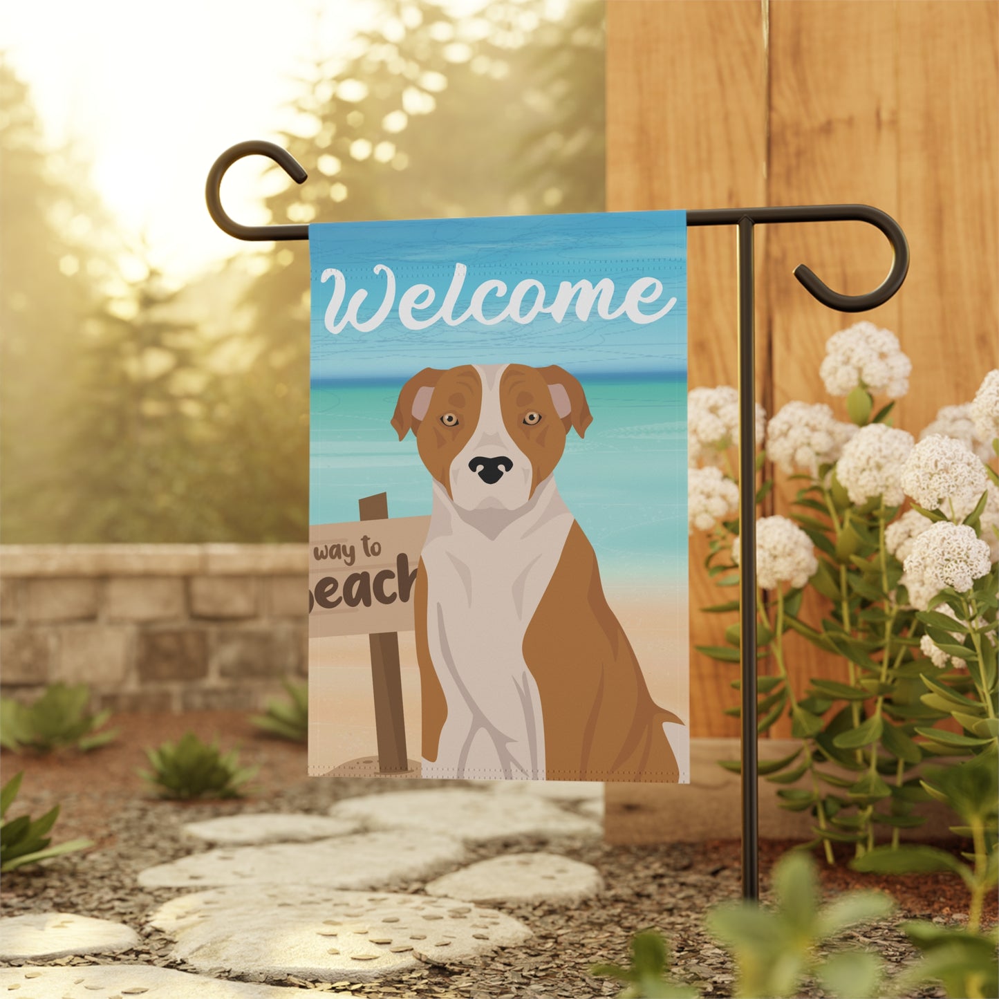 American Staffordshire Terrier Dog Garden Flag