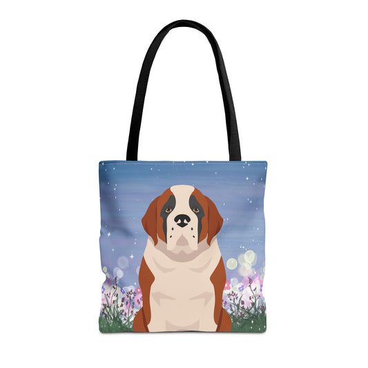 St Bernard Dog Tote Bag 16x16