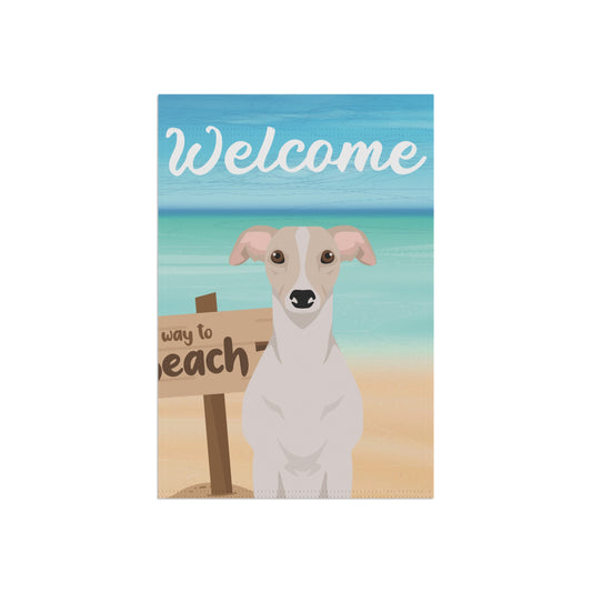 Whippet Dog Garden Flag