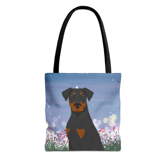 Dobermann Pinscher Dog Tote Bag 13x13