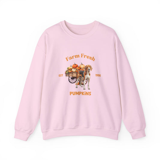American Foxhound Dog Fall Unisex Heavy Blend Crewneck Sweatshirt