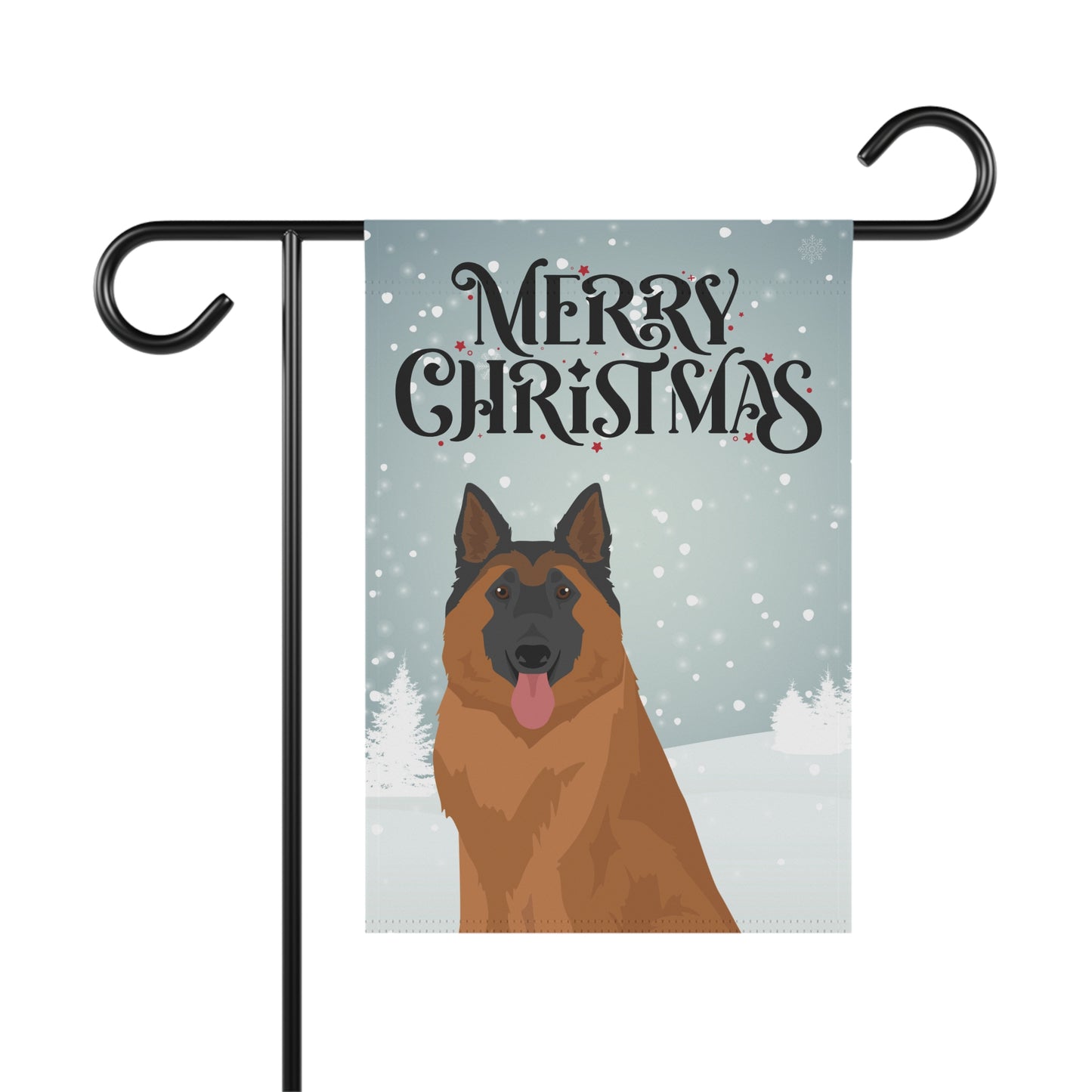 Tervuren Dog Garden Flag