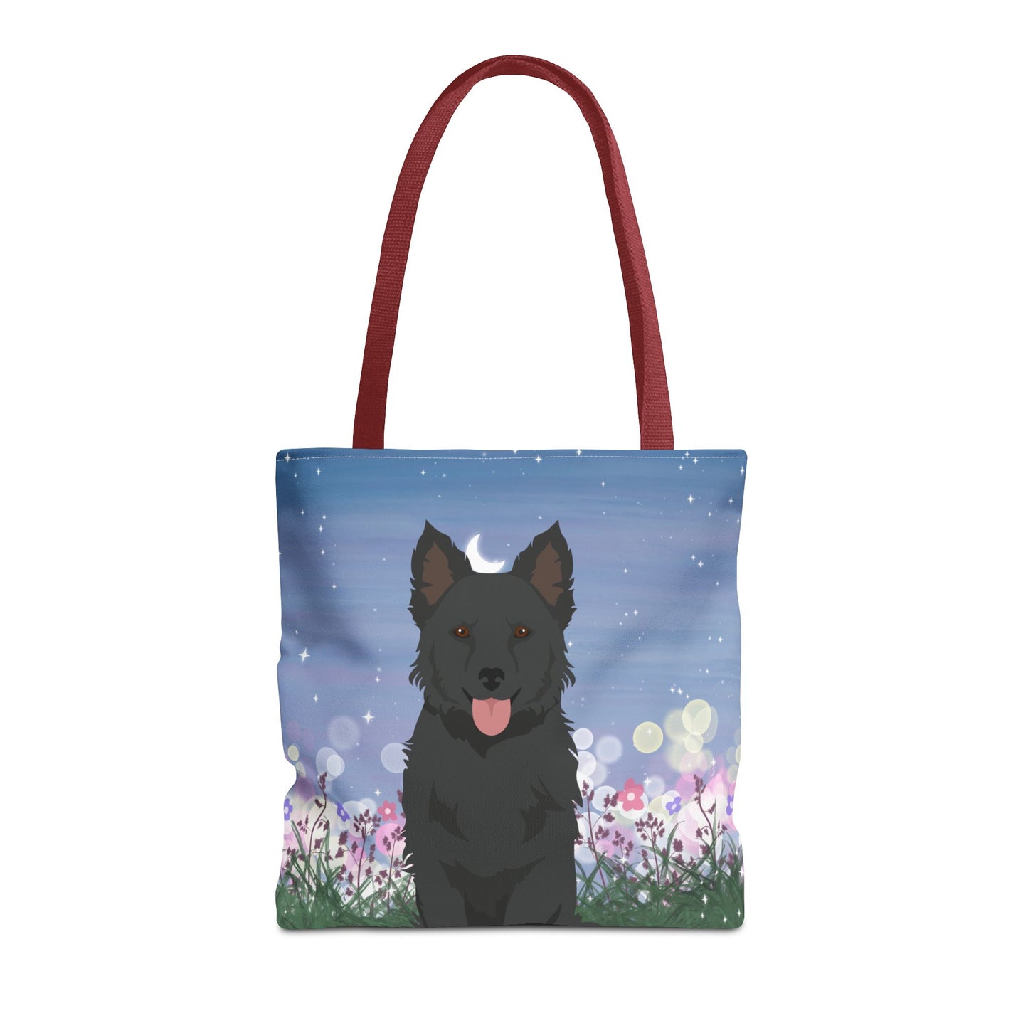 Mudi Dog Tote Bag 16x16